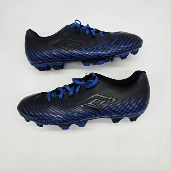 Umbro Shoe Men\'s 10.5 Aurora II FG (Firm Ground) Soccer Cleats Black Blue main image 4